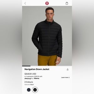 Lululemon Navigation Down Jacket